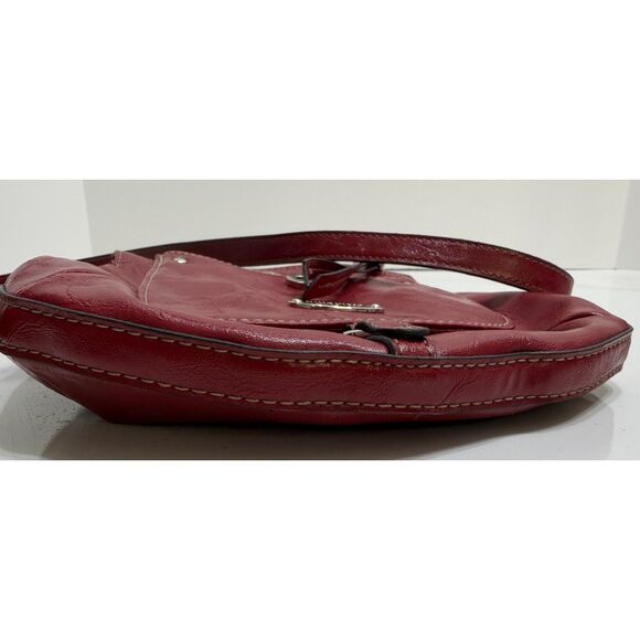 B2-45 Nine West Red Faux Leather Bag - Picture 8 of 8